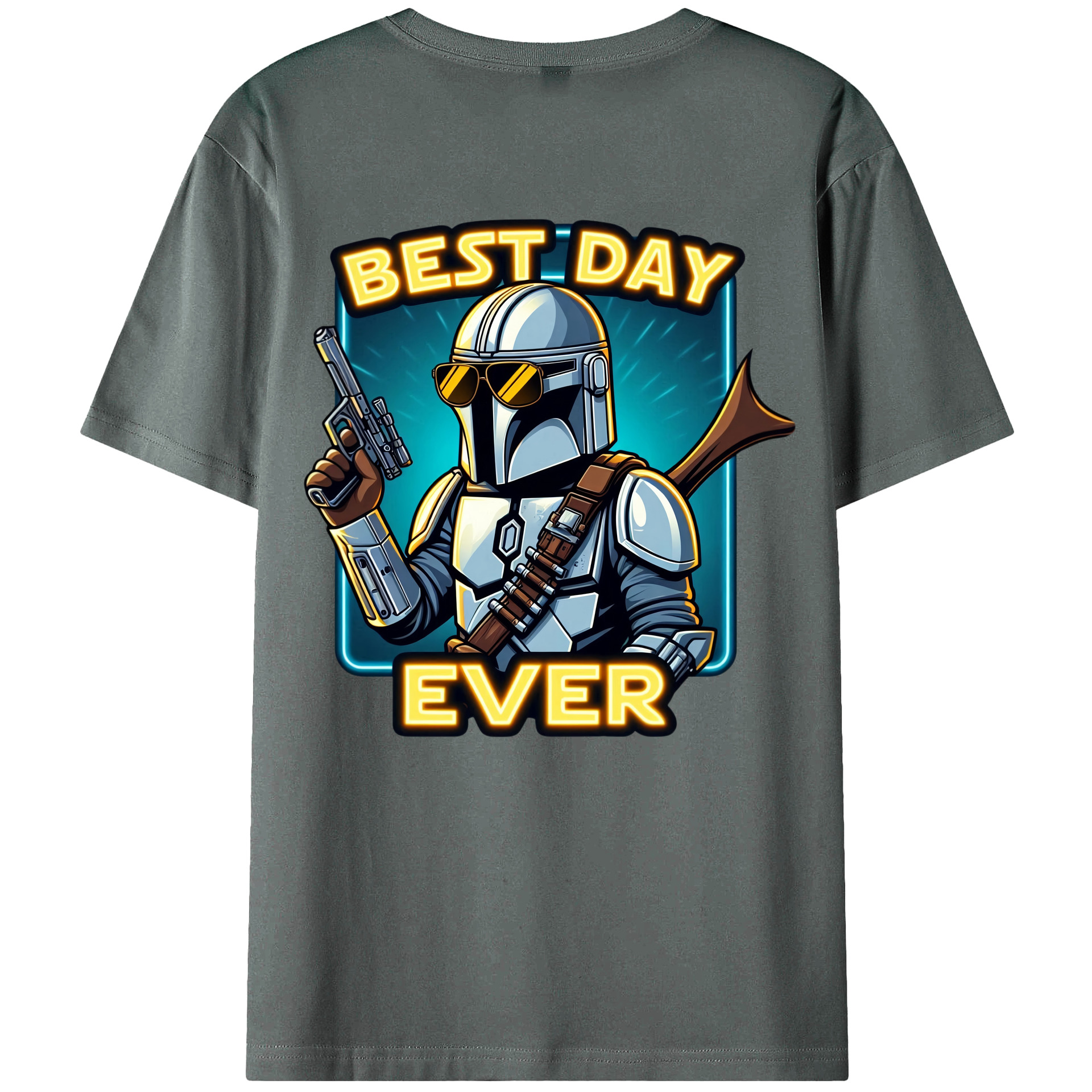 （画像用） スター・ウォーズ Star Wars 綿100％ メンズ半袖Tシャツ（バックプリント） 通気性